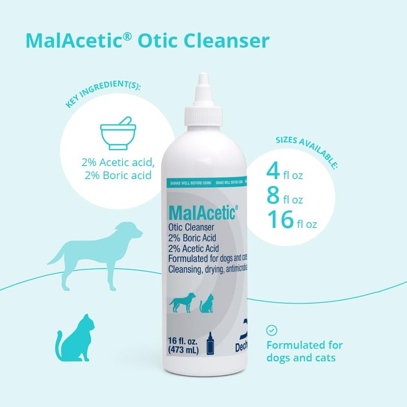 SPICIXE MalAcetic Otic Cleanser for Dogs and Cats, 16 oz - Image 3